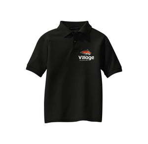 Village Academy Spirit Wear 2023-24 On-Demand-Youth Unisex Polo On-Demand Tiger Logo