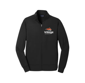 Village Academy Spirit Wear 2023-24 On-Demand-Adult Unisex Sport-Tek Fleece Full-Zip Jacket On-Demand Tiger Logo