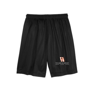 Village Academy Spirit Wear 2023-24 On-Demand-Youth Sport-Tek PosiCharge Classic Mesh Short On-Demand VA Logo