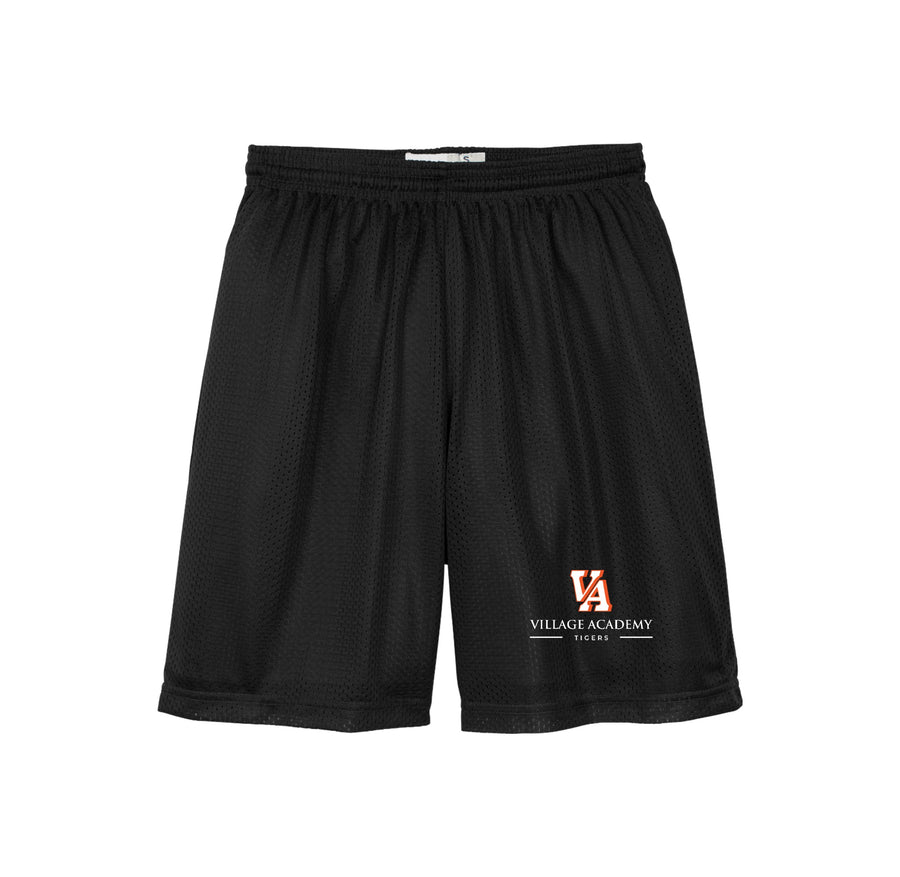 Village Academy Spirit Wear 2023-24 On-Demand-Adult Sport-Tek PosiCharge Classic Mesh Short On-Demand VA Logo