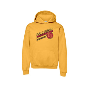 Bernardo Elementary-Youth Unisex Hoodie Stripe Logo