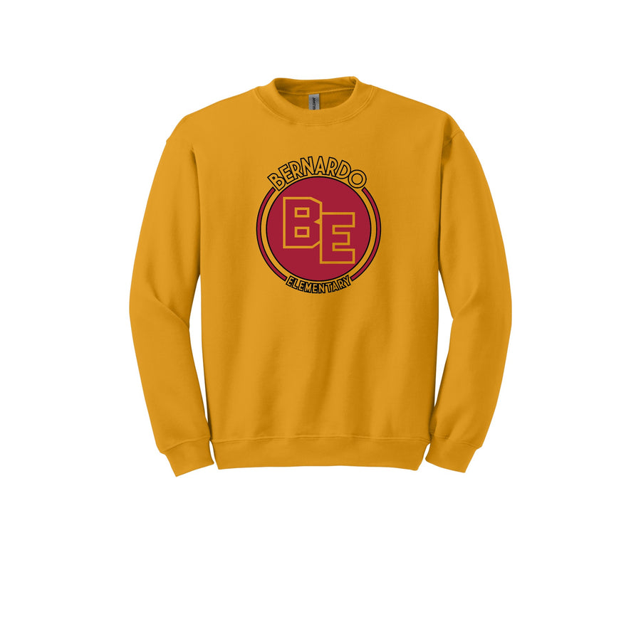 Bernardo Elementary-Adult Unisex Crewneck Sweatshirt Circle Logo