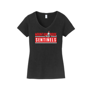 Mountain Ridge HS Spirit Store On-Demand-Women's Fan Favorite V-Neck Tee On-Demand