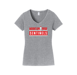 Mountain Ridge HS Spirit Store On-Demand-Women's Fan Favorite V-Neck Tee On-Demand