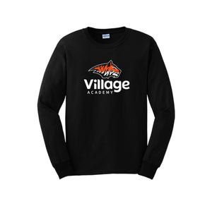 Village Academy Spirit Wear 2023-24 On-Demand-Adult Unisex Long Sleeve Tee On-Demand