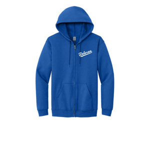 Delevan-Adult Unisex Full-Zip Hooded Sweatshirt On-Demand Delevan