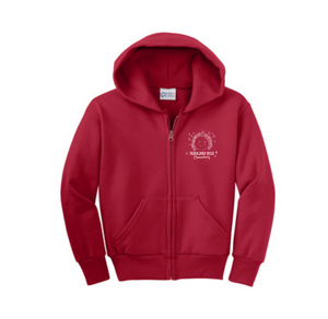 Tassajara Hills Elementary Spirit Wear 2023/24 On-Demand-Youth Unisex Full-Zip Hooded Sweatshirt On-Demand Earth Logo