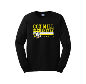 Cox Mill Elementary-Adult Unisex Long Sleeve Tee On-Demand Stripe Logo