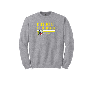 Cox Mill Elementary-Adult Unisex Crewneck Sweatshirt On-Demand Stripe Logo