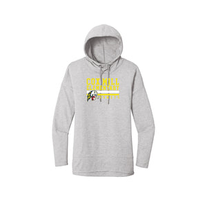 Cox Mill Elementary-Womens Premium Featherweight French Terry Hoodie On-Demand Stripe Logo