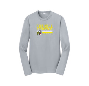 Cox Mill Elementary-Youth Unisex Dri-Fit Long Sleeve Tee On-Demand Stripe Logo