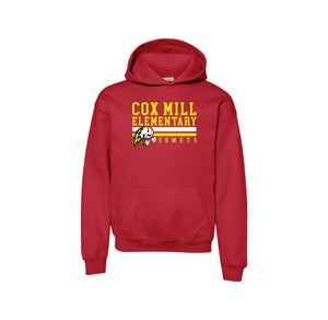 Cox Mill Elementary Spirit Wear 2024 On-Demand-Youth Unisex Hoodie On-Demand Stripe Logo