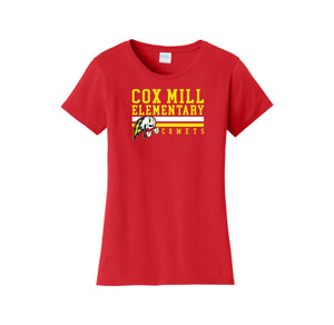 Cox Mill Elementary-Womens Fan Favorite Tee On-Demand Stripe Logo