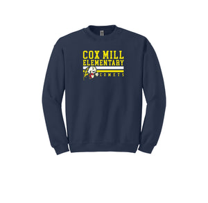 Cox Mill Elementary-Adult Unisex Crewneck Sweatshirt On-Demand Stripe Logo