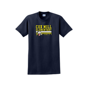 Cox Mill Elementary-Adult Unisex T-Shirt On-Demand Stripe Logo