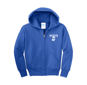 Washington Wildcats-Youth Unisex Full-Zip Hooded Sweatshirt On-Demand