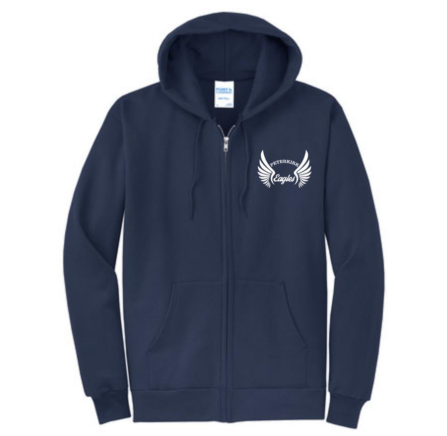 Peter Kirk Eagles 2022-2023 On- Demand-Adult Unisex Full-Zip Hooded Sweatshirt On-Demand