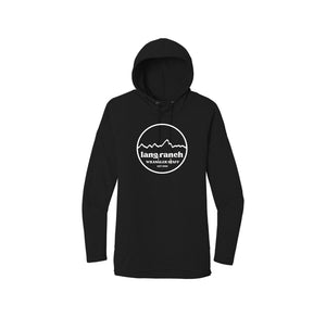 Lang Ranch STAFF Spirit Wear 2024-25 ON DEMAND-Womens Premium Featherweight French Terry Hoodie Round Est 1988 Staff Logo