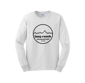 Lang Ranch STAFF Spirit Wear 2024-25 ON DEMAND-Adult Unisex Long Sleeve Tee Round Est 1988 Staff Logo