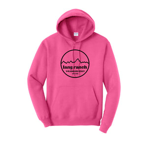 Lang Ranch STAFF Spirit Wear 2024-25 ON DEMAND-Adult Unisex Hoodie Round Est 1988 Staff Logo