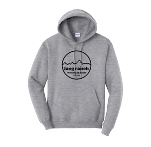 Lang Ranch STAFF Spirit Wear 2024-25 ON DEMAND-Adult Unisex Hoodie Round Est 1988 Staff Logo