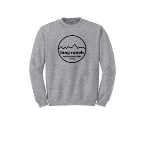 Lang Ranch STAFF Spirit Wear 2024-25 ON DEMAND-Adult Unisex Crewneck Sweatshirt Round Est 1988 Staff Logo