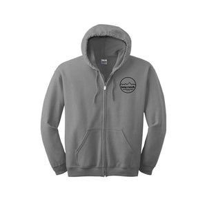 Lang Ranch STAFF Spirit Wear 2024-25 ON DEMAND-Adult Unisex Full-Zip Hooded Sweatshirt Round Est 1988 Staff Logo