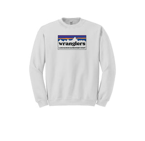 Lang Ranch STAFF Spirit Wear 2024-25 ON DEMAND-Adult Unisex Crewneck Sweatshirt Rectangle Staff Logo