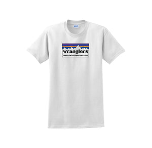 Lang Ranch STAFF Spirit Wear 2024-25 ON DEMAND-Adult Unisex T-Shirt Rectangle Staff Logo