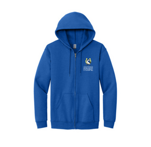 Mission Meadows Elementary Spirit Wear On- Demand-Adult Unisex Full-Zip Hooded Sweatshirt On-Demand Mustang Pride