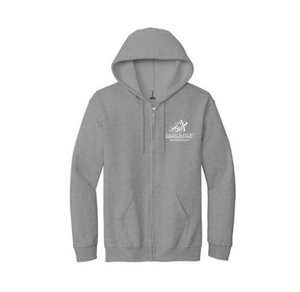 Broadway Elementary Spirit Wear 2024 On-Demand-Adult Unisex Full-Zip Hooded Sweatshirt On-Demand