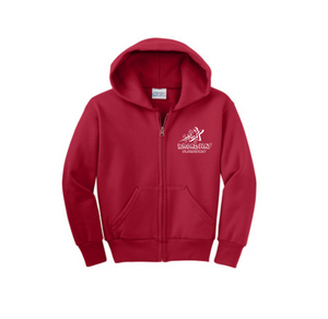 Broadway Elementary Spirit Wear 2024 On-Demand-Youth Unisex Full-Zip Hooded Sweatshirt On-Demand