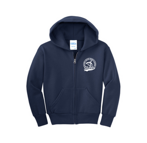 Severn River Middle Spirit Wear 2023-24 On-Demand-Youth Unisex Full-Zip Hooded Sweatshirt On-Demand