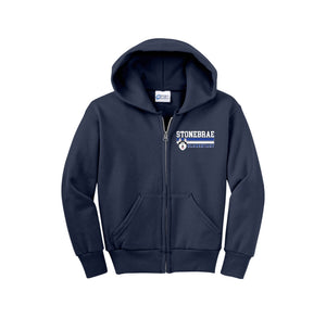 Stonebrae Elementary Spirit Wear 2023-24 On-Demand-Youth Unisex Full-Zip Hooded Sweatshirt On-Demand