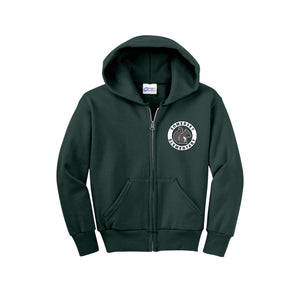 Somerset Elementary Spirit Wear 2023-24 On-Demand-Youth Unisex Full-Zip Hooded Sweatshirt On-Demand Circle Logo