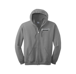 Somerset Elementary Spirit Wear 2023-24 On-Demand-Adult Unisex Full-Zip Hooded Sweatshirt On-Demand Typographic Logo