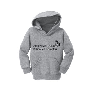 Montessori Public School of Arlington Spirit Wear 2023/24 On-Demand-Toddler Pullover Hooded Sweatshirt On-Demand