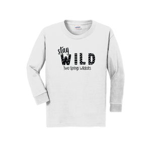 Two Springs-Youth Unisex Long Sleeve Tee On-Demand Stay Wild