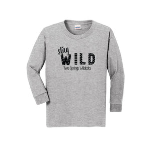 Two Springs-Youth Unisex Long Sleeve Tee On-Demand Stay Wild