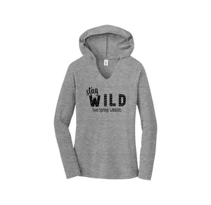 Two Springs-Womens Premium Perfect Tri Long Sleeve Hoodie On-Demand Stay Wild