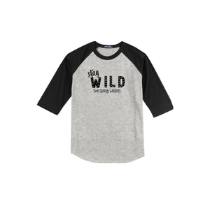 Two Springs-Adult Unisex Baseball Tee On-Demand Stay Wild