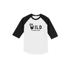 Two Springs-Adult Unisex Baseball Tee On-Demand Stay Wild