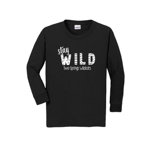 Two Springs-Youth Unisex Long Sleeve Tee On-Demand Stay Wild