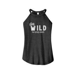 Two Springs-Womens Premium Perfect Tri Rocker Tank On-Demand Stay Wild