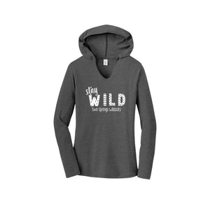 Two Springs-Womens Premium Perfect Tri Long Sleeve Hoodie On-Demand Stay Wild