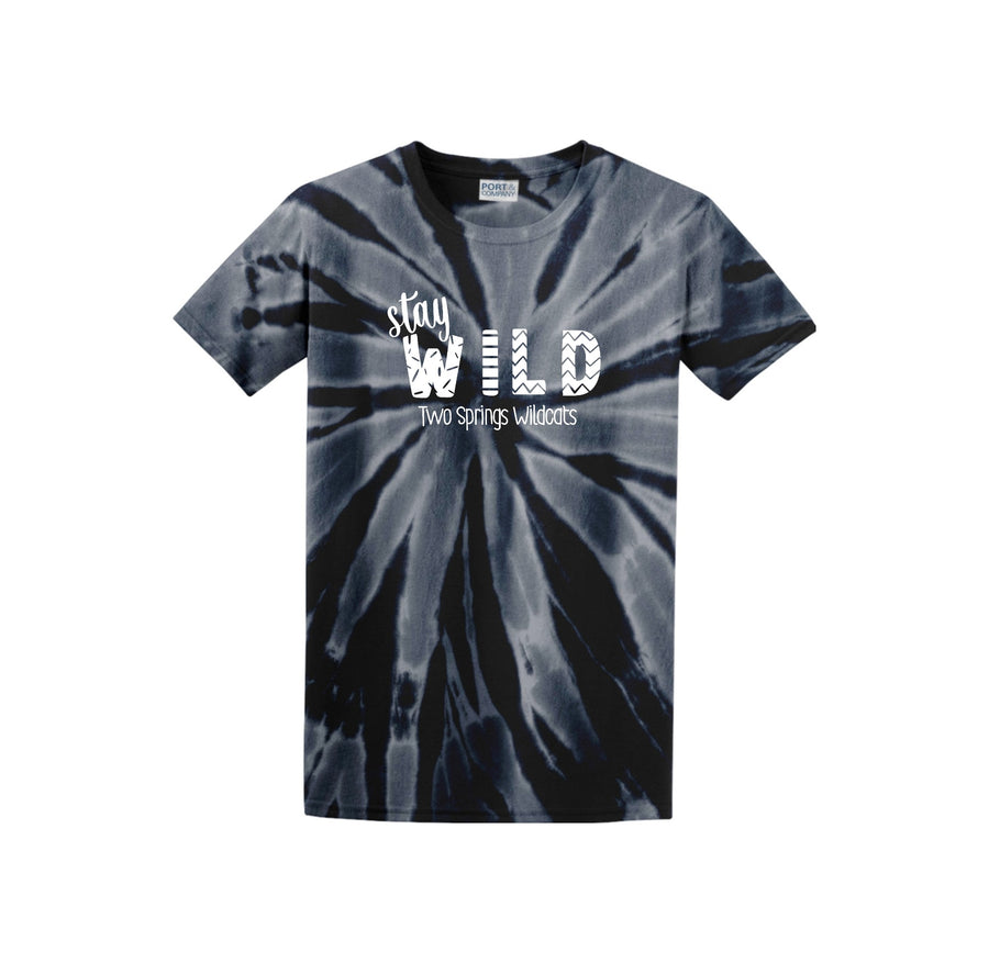 Two Springs-Adult Unisex Tie-Dye Shirt On-Demand Stay Wild