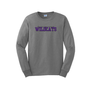 Two Springs-Adult Unisex Long Sleeve Tee On-Demand Purple Wildcats