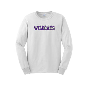 Two Springs-Adult Unisex Long Sleeve Tee On-Demand Purple Wildcats