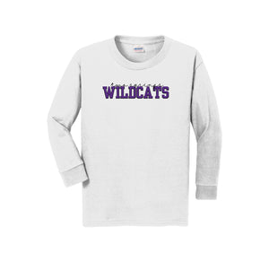 Two Springs-Youth Unisex Long Sleeve Tee On-Demand Purple Wildcats