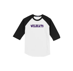 Two Springs-Adult Unisex Baseball Tee On-Demand Purple Wildcats